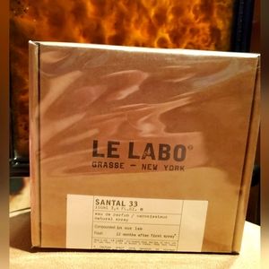 Santal 33  Le Labo for Unisex Eau de Parfum Spray, 3.4 Ounce sealed